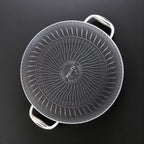 Mastir Stainless Steel Casserole/Stockpot with Glass Lid – Hybrid Honeycomb Nonstick, PFOA-Free & EU Approved – Induction, Oven & Dishwasher Safe Cooking Pot – 26/28 cm